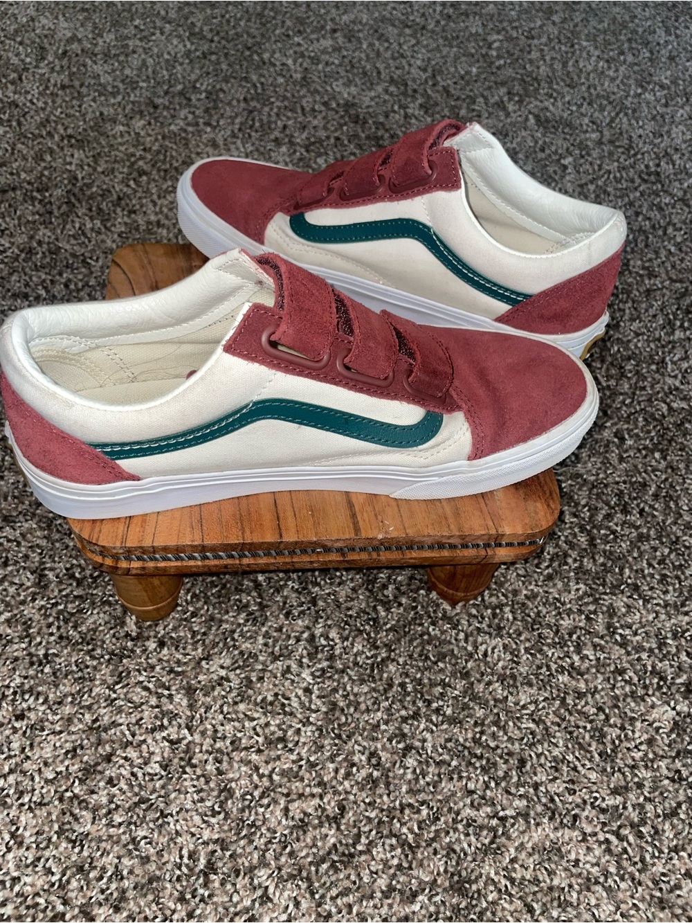 Vans Unisex Sneakers in Dusty Rose, Teal & Cream